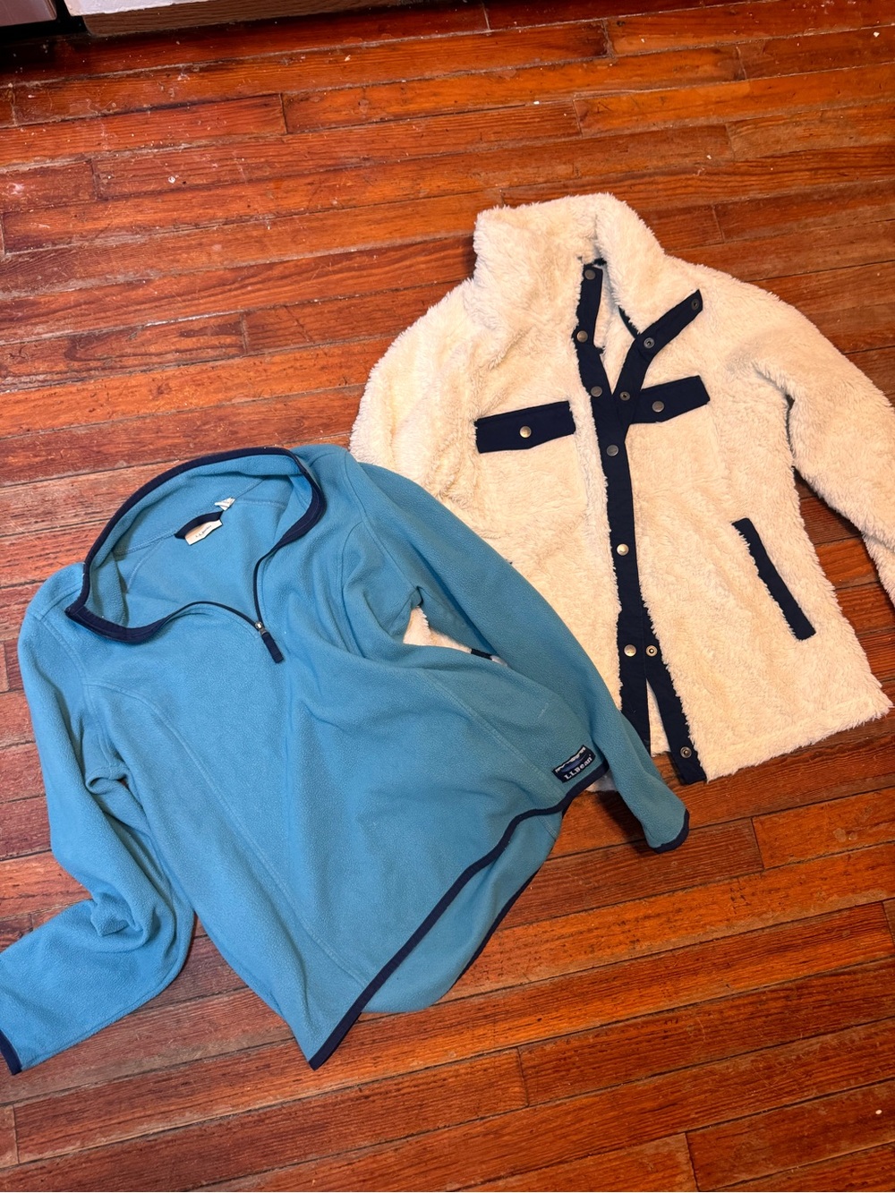Fleece bundle, LL bean and marmot womens medium